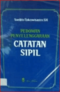 Image of Pedoman Penyelenggaraan Catatan Sipil