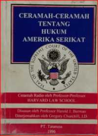 Image of Ceramah - Ceramah Tentang Hukum Amerika Serikat