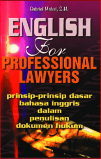 Image of English for Profesional Lawyers
